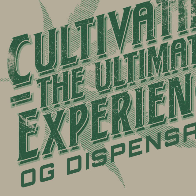 Print and packaging for OG Collective. Cuffe Sohn Design Salem Oregon.