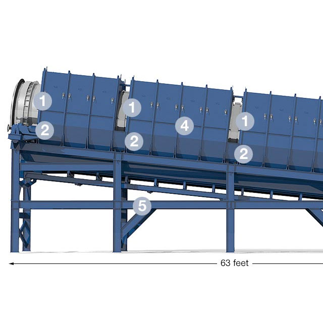 photorealistic illustrations made visualizing these complex systems possible. Client, West Salem Machinery. Cuffe Sohn Design Salem, Oregon